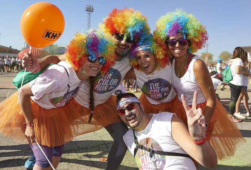 Carrera Color Run - Imagen de participantes en la carrera.