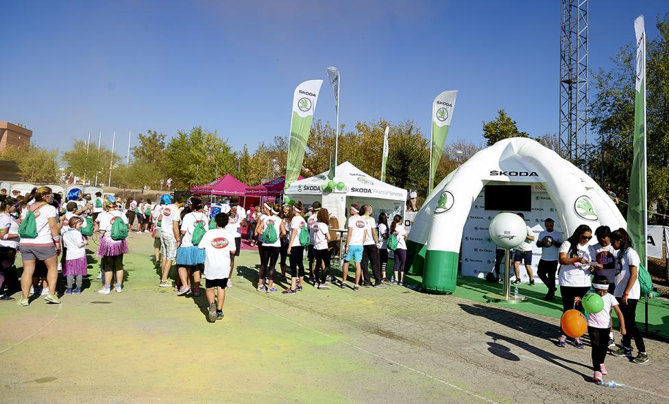 Carrera Color Run - Imagen de participantes en la carrera.