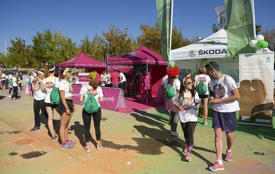 Carrera Color Run - Imagen de participantes en la carrera.