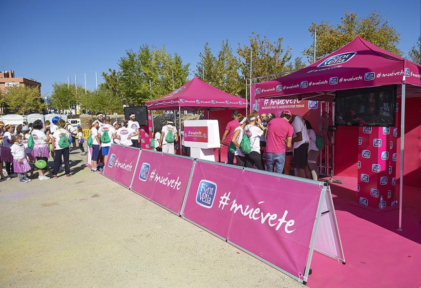 Carrera Color Run - Imagen de participantes en la carrera.