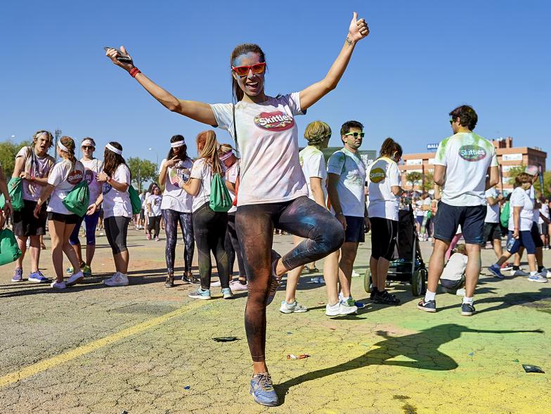 Carrera Color Run - Imagen de participantes en la carrera.