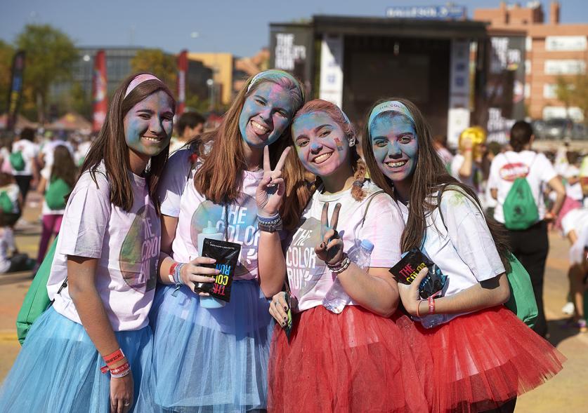 Carrera Color Run - Imagen de participantes en la carrera.
