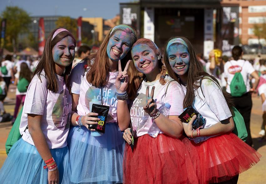 Carrera Color Run - Imagen de participantes en la carrera.