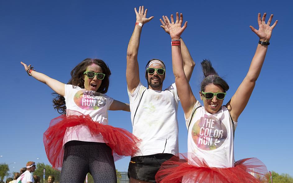 Carrera Color Run - Imagen de participantes en la carrera.