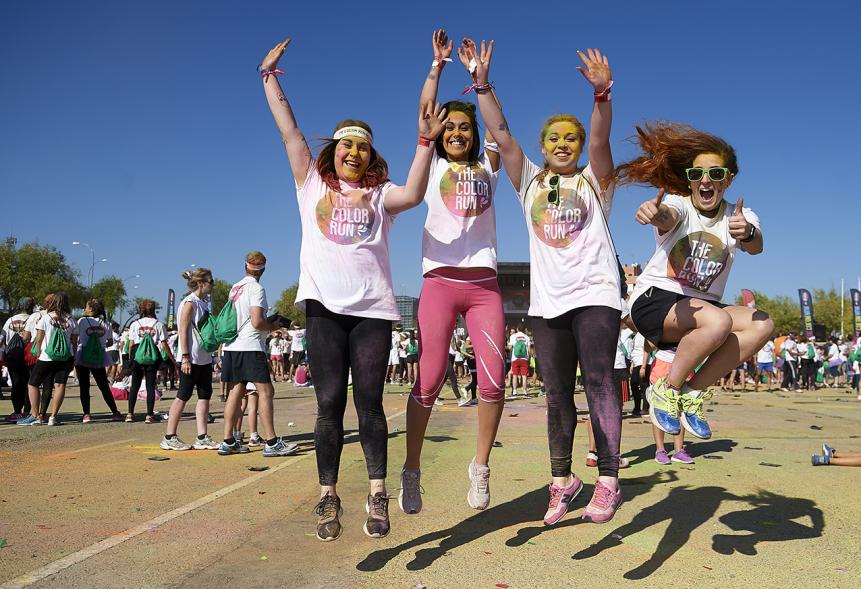 Carrera Color Run - Imagen de participantes en la carrera.