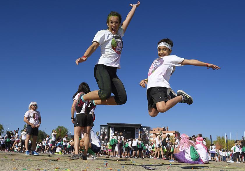 Carrera Color Run - Imagen de participantes en la carrera.