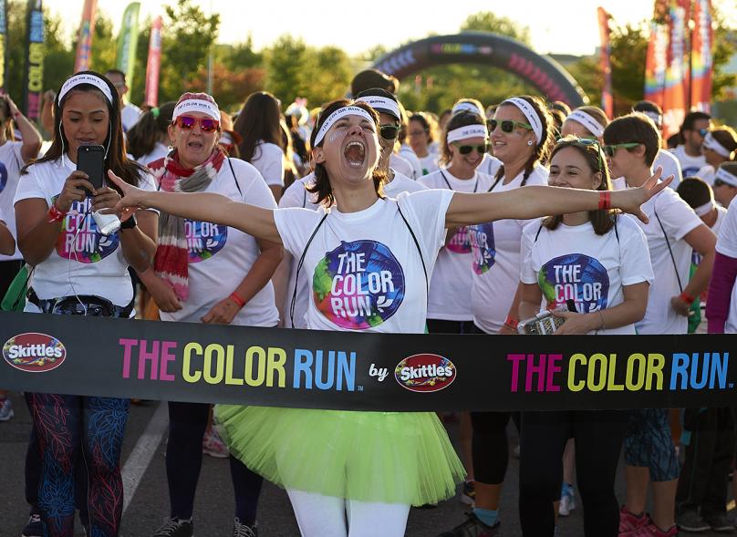 Carrera Color Run - Imagen del momento de la salida de la carrera.