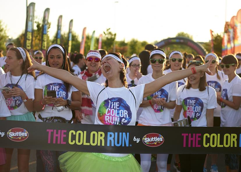 Carrera Color Run - Imagen del momento de la salida de la carrera.