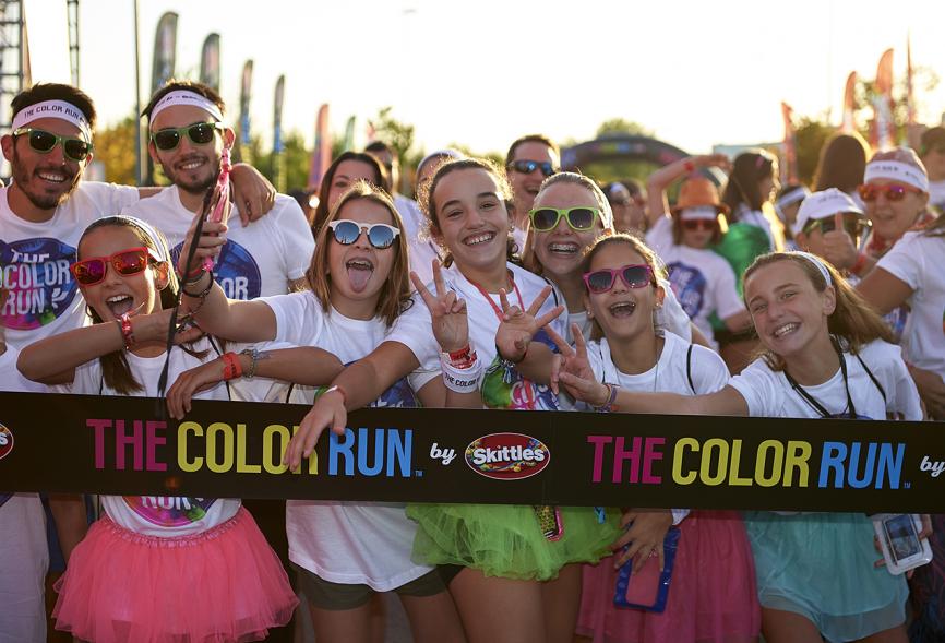 Carrera Color Run - Imagen del momento de la salida de la carrera.