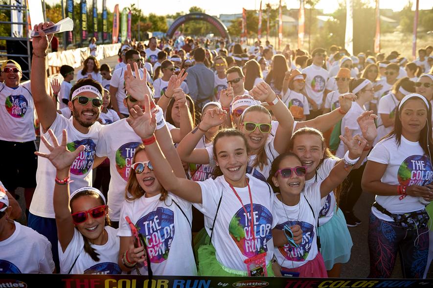 Carrera Color Run - Imagen del momento de la salida de la carrera.