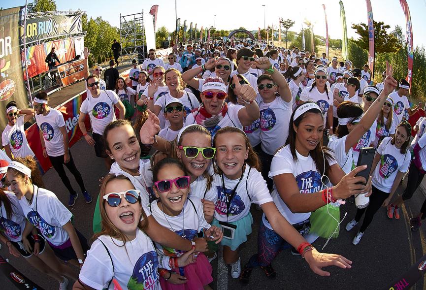 Carrera Color Run - Imagen del momento de la salida de la carrera.
