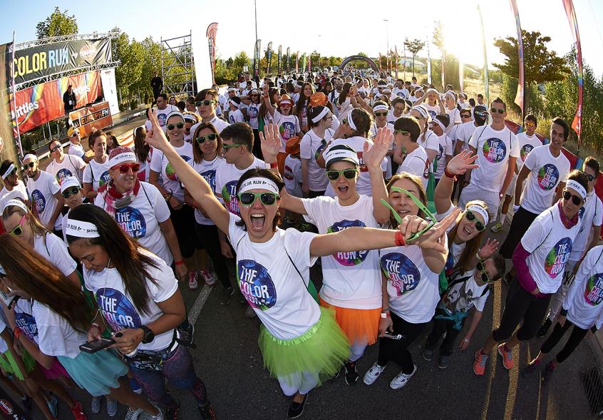 Carrera Color Run - Imagen del momento de la salida de la carrera.