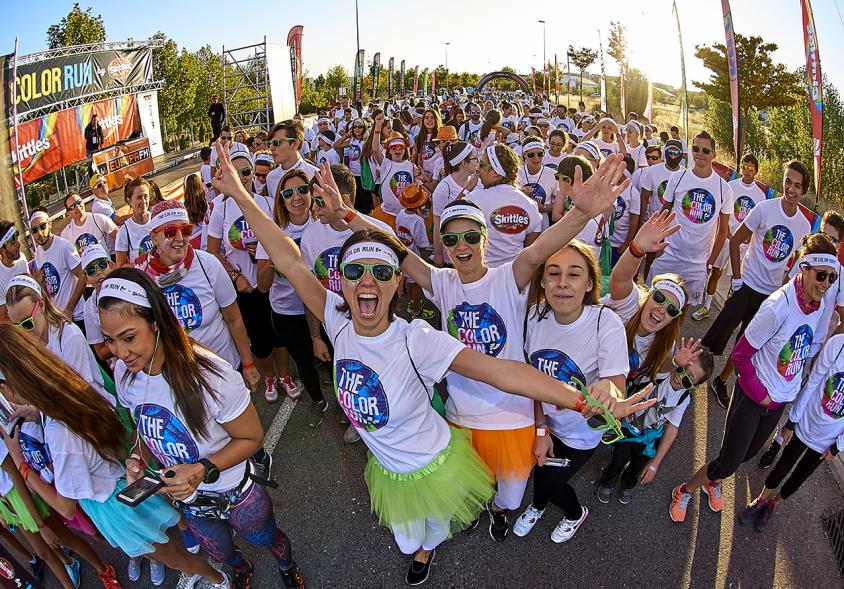 Carrera Color Run - Imagen del momento de la salida de la carrera.