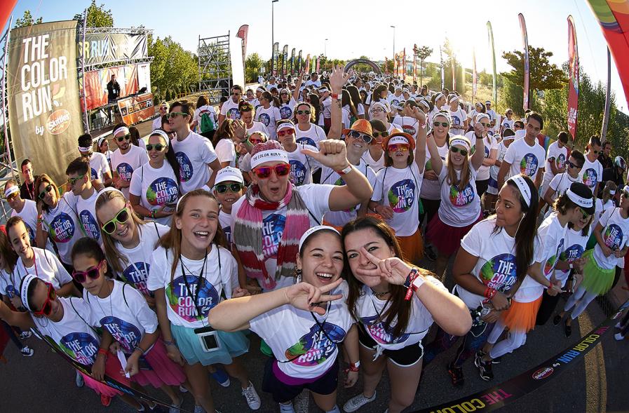 Carrera Color Run - Imagen del momento de la salida de la carrera.