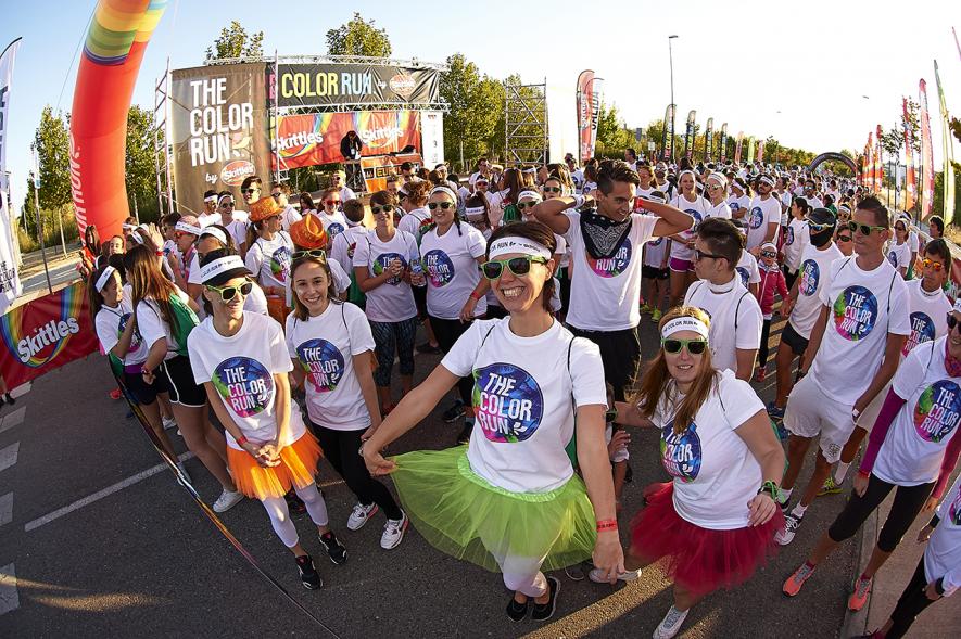Carrera Color Run - Imagen del momento de la salida de la carrera.