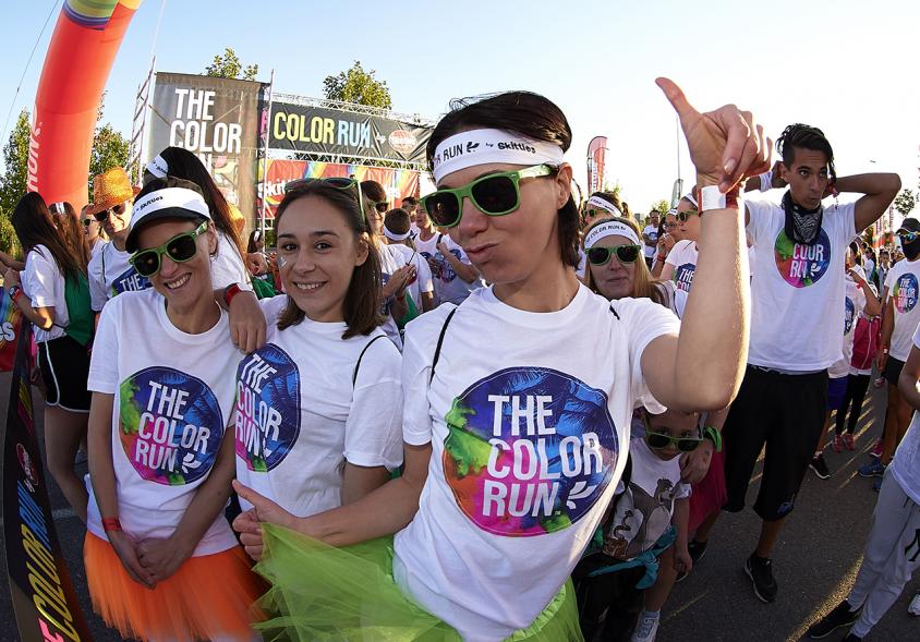 Carrera Color Run - Imagen del momento de la salida de la carrera.