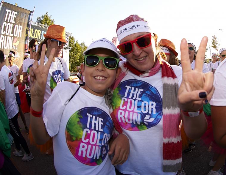 Carrera Color Run - Imagen de participantes en la carrera.