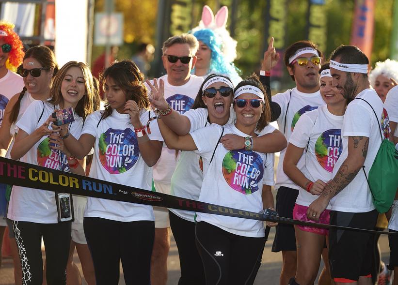 Carrera Color Run - Imagen de participantes en la carrera.