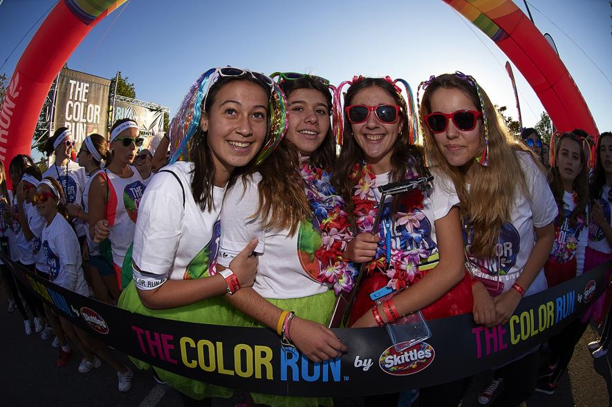 Carrera Color Run - Imagen de participantes en la carrera.