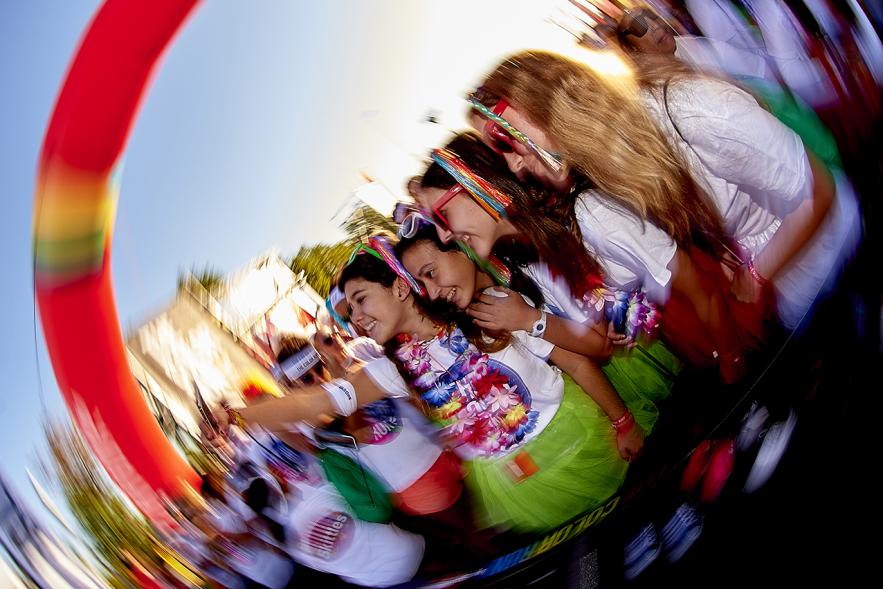 Carrera Color Run - Imagen de participantes en la carrera.