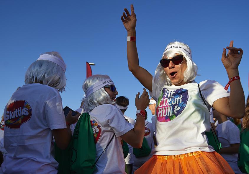 Carrera Color Run - Imagen de participantes en la carrera.