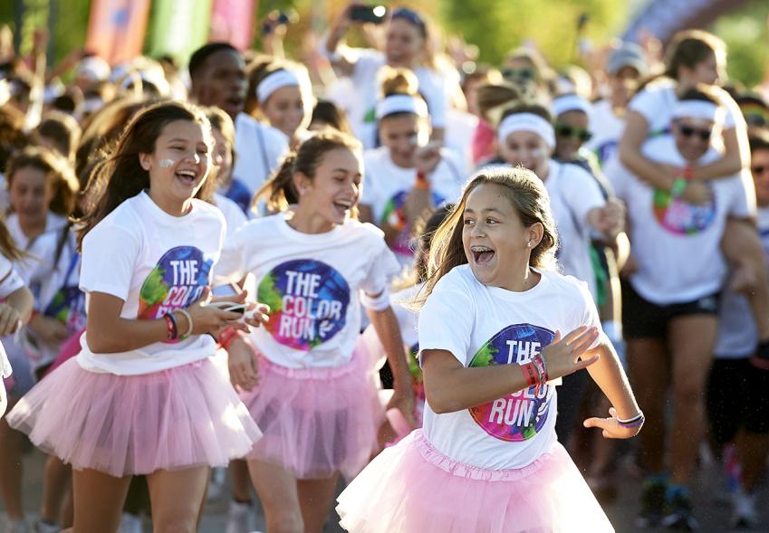 Carrera Color Run - Imagen de participantes en la carrera.