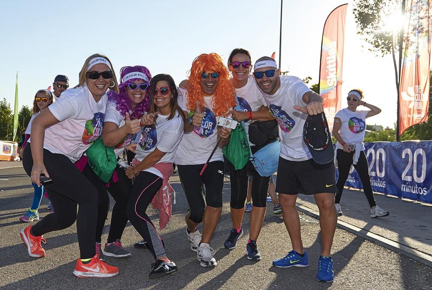 Carrera Color Run - Imagen de participantes en la carrera.