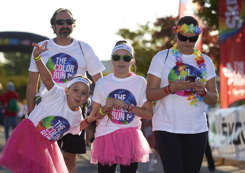Carrera Color Run - Imagen de participantes en la carrera.