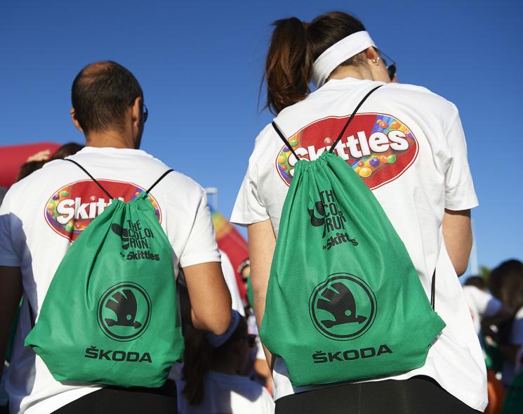 Carrera Color Run - Imagen de participantes en la carrera.