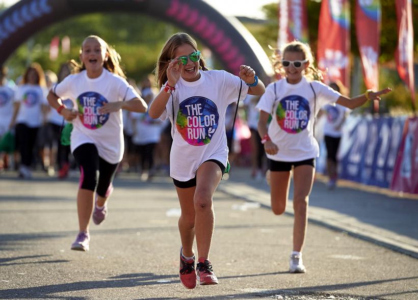 Carrera Color Run - Imagen de participantes en la carrera.