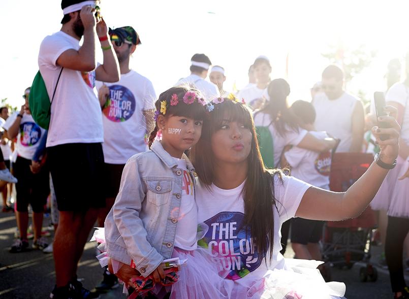 Carrera Color Run - Imagen de participantes en la carrera.
