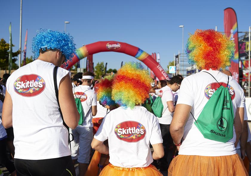 Carrera Color Run - Imagen de participantes en la carrera.