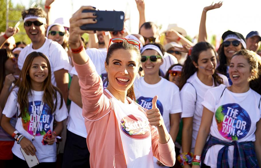 Carrera Color Run - Imagen de participantes en la carrera.