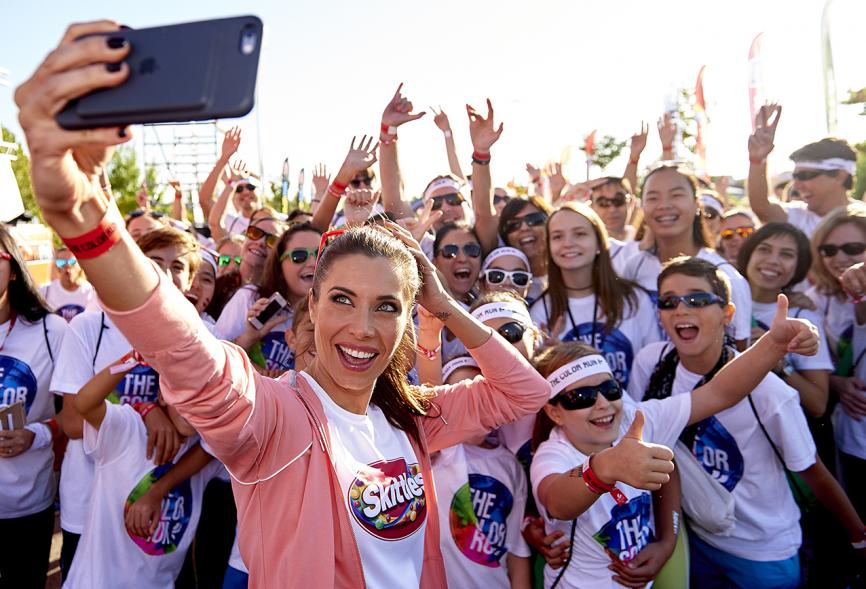 Carrera Color Run - Imagen de participantes en la carrera.