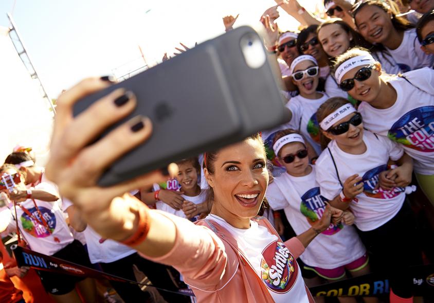 Carrera Color Run - Imagen de participantes en la carrera.