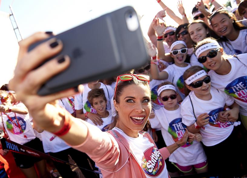 Carrera Color Run -Imagen de participantes en la carrera.
