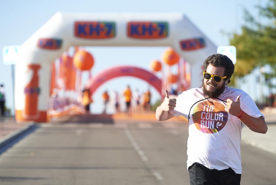 Carrera Color Run - Imagen de participantes en la carrera.