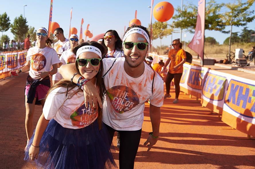 Carrera Color Run - Imagen de participantes en la carrera.