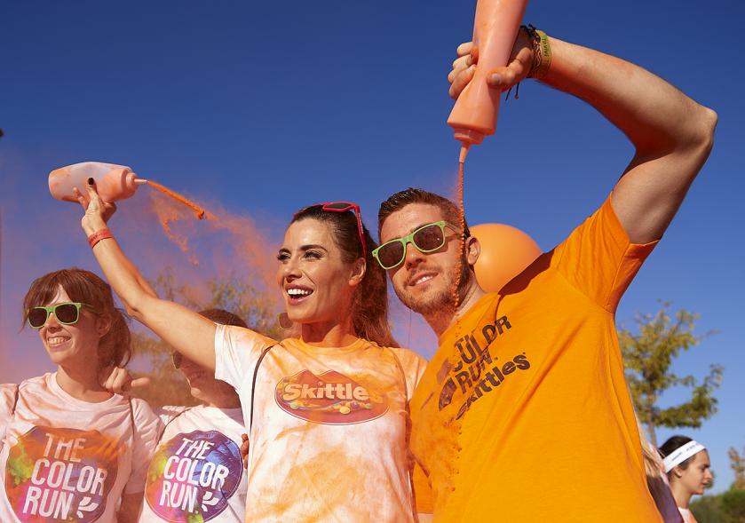 Carrera Color Run - Imagen de participantes en la carrera.