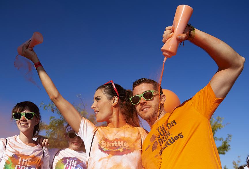 Carrera Color Run - Imagen de participantes en la carrera.