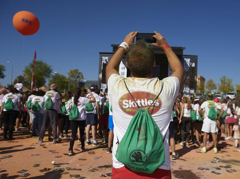 Carrera Color Run - Imagen de participantes en la carrera.