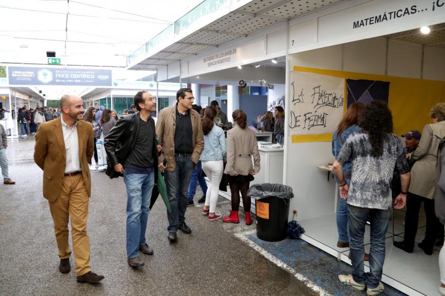 Inauguración Finde Científico del MUNCYT -  Las autoridades.