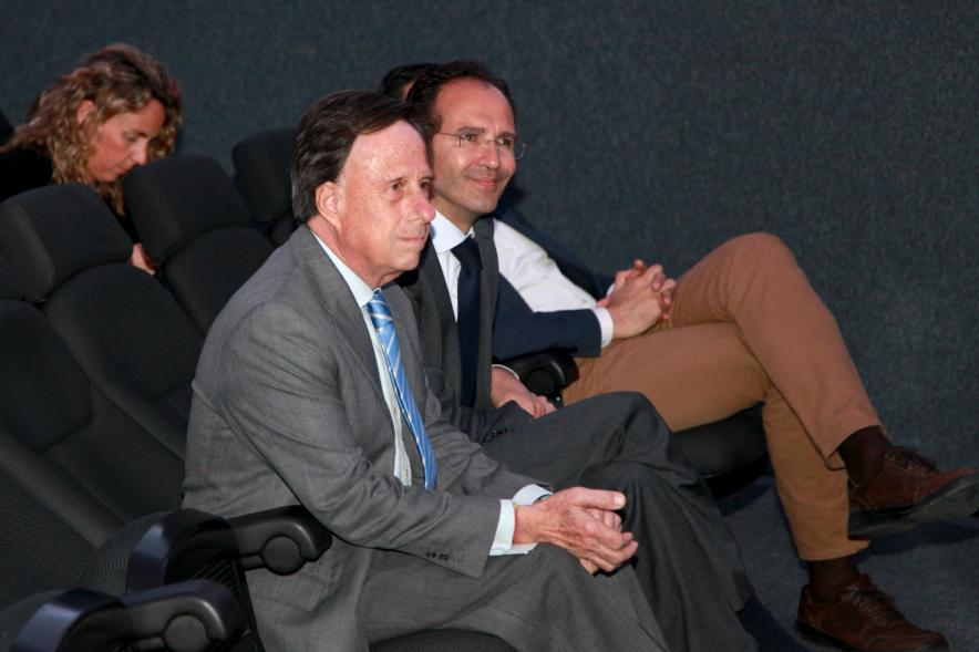 Inauguración del Planetario del MUNCYT - Imagen del alcalde García de Vinuesa.