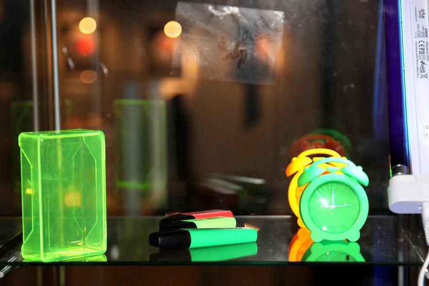 Inauguración Exposición Laboratorio de Luz en el MUNCYT -  Una obra de la exposición. - 
