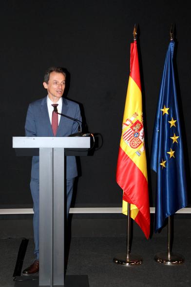 Discurso del Ministro Pedro Duque. Visita del Ministro Pedro Duque al MUNCYT - 2020