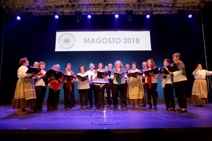 Fiesta del Magosto 2018 - Imagen de un momento de la actuación del coro.