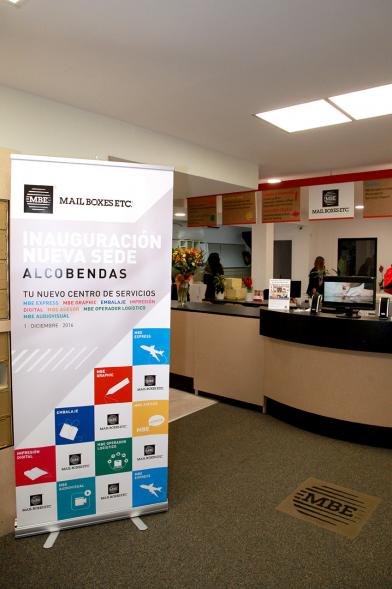 Inauguración de la Nueva Sede de Mail Boxes Etc Alcobendas - Imagen de la nueva sede de Mail Boxes Etc Alcobendas.