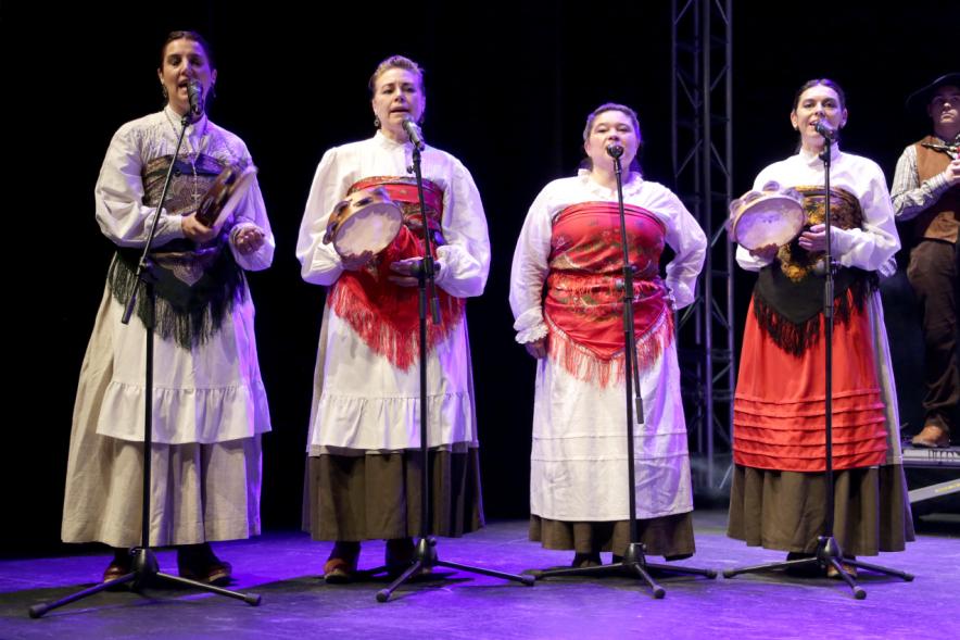 Espectáculo de música regional. 