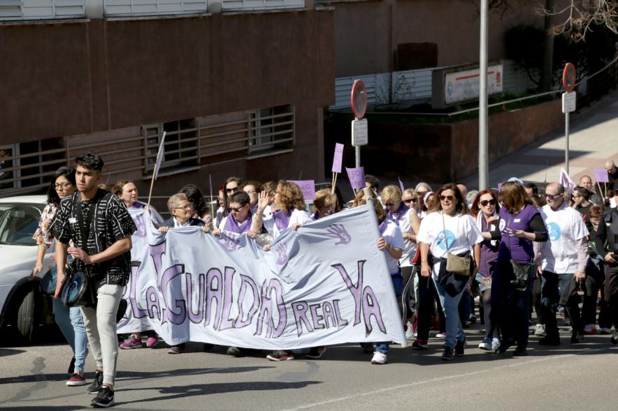 Manifestación por la Igualdad Real Ya - Los manifestantes.