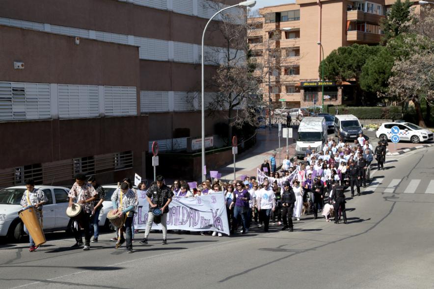 Manifestación por la Igualdad Real Ya - Los manifestantes.